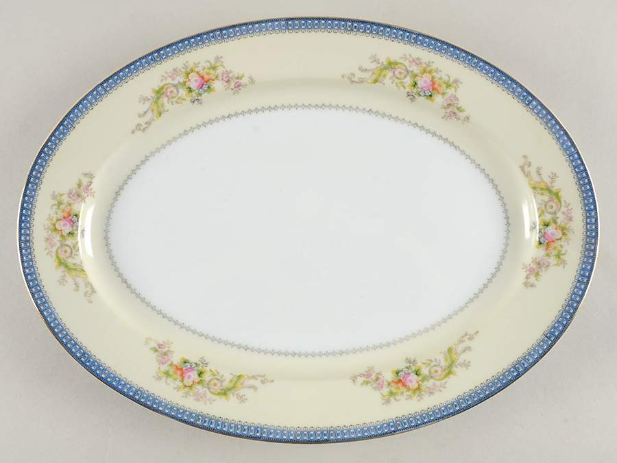Ashby 14" Oval Serving Platter by Meito-1