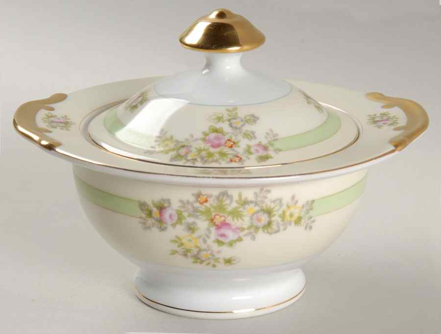 Athlone Sugar Bowl & Lid by Meito-1