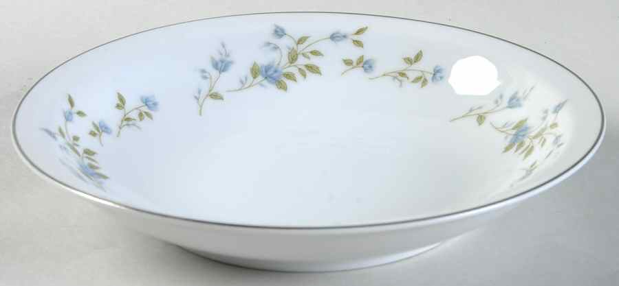 Augusta (Newer, Platinum Trim) Rim Soup Bowl by Meito-1