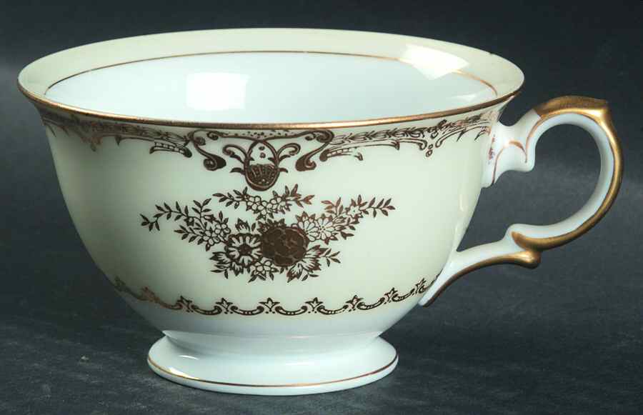 Augusta (Older, Gold Trim) Footed Cup by Meito-1