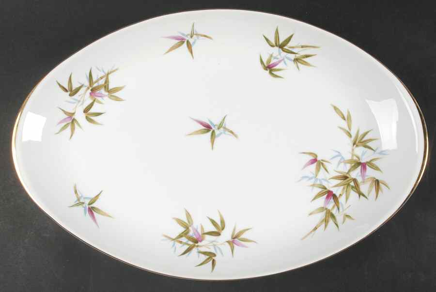 Bali 16" Oval Serving Platter by Meito-1