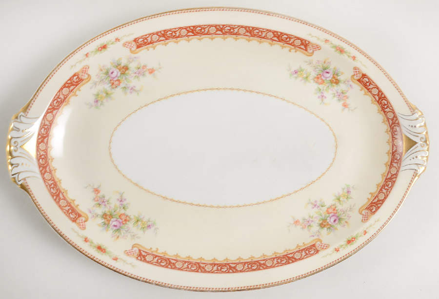 Barclay  13" Oval Serving Platter by Meito-1