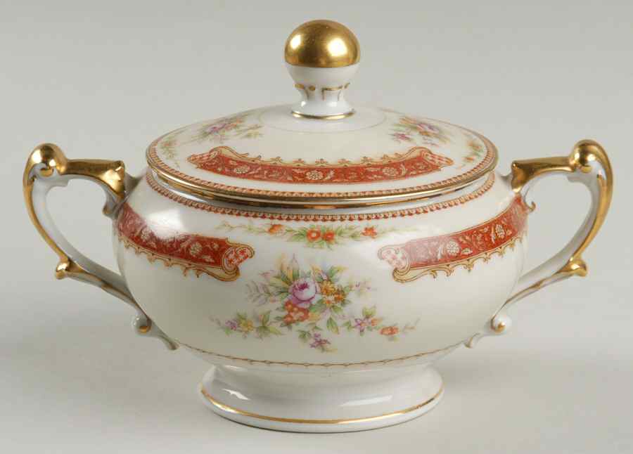Barclay  Sugar Bowl & Lid by Meito-1