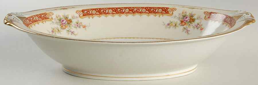 Barclay  12" Oval Vegetable Bowl by Meito-1