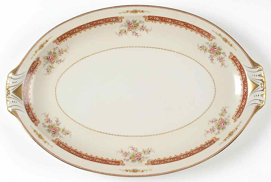 Barclay  17" Oval Serving Platter by Meito-1