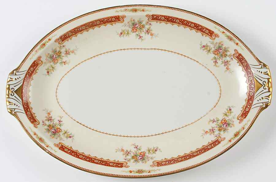 Barclay  15" Oval Serving Platter by Meito-1