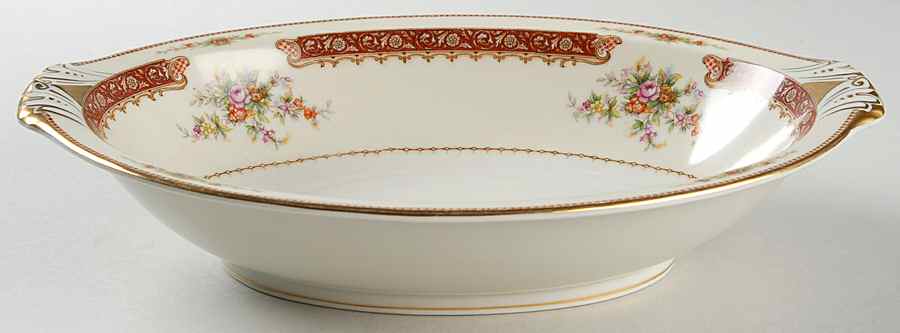 Barclay  11" Oval Vegetable Bowl by Meito-1