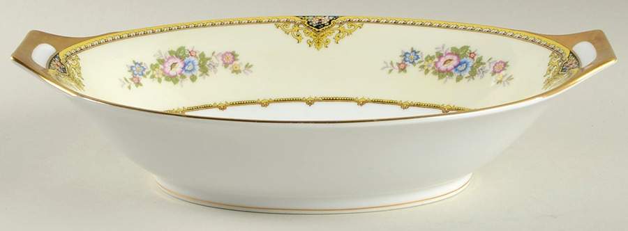 Beatrice 11" Oval Vegetable Bowl by Meito-1