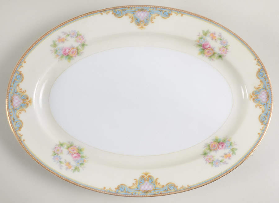 Beauty 12" Oval Serving Platter by Meito-1
