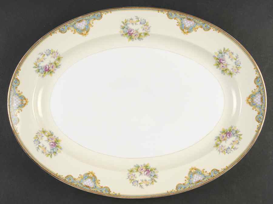 Beauty 16" Oval Serving Platter by Meito-1