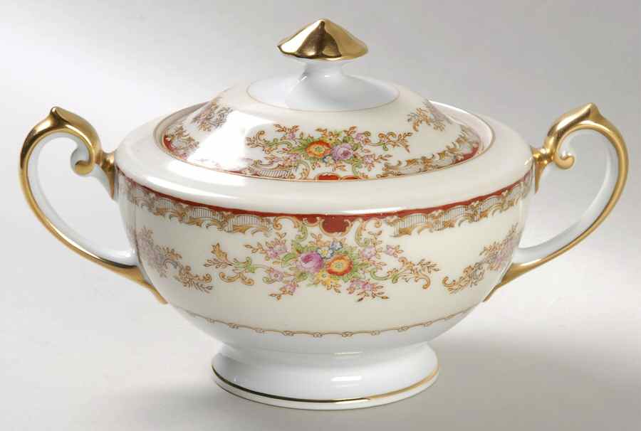 Belmar Sugar Bowl & Lid by Meito-1