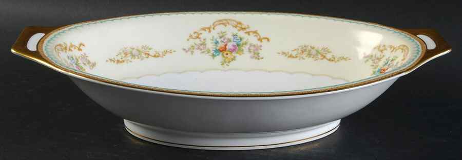 Beverly 11" Oval Vegetable Bowl by Meito-1