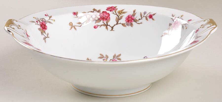 Blossom 9" Round Vegetable Bowl by Meito-1