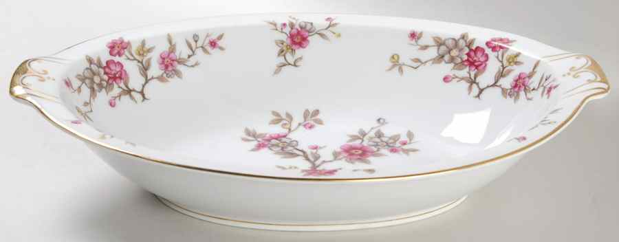 Blossom 11" Oval Vegetable Bowl by Meito-1