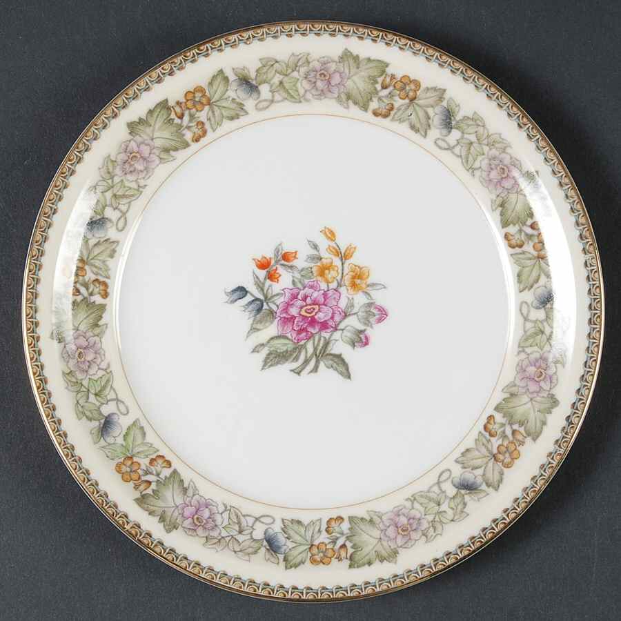Bouquet Bread & Butter Plate by Meito-1