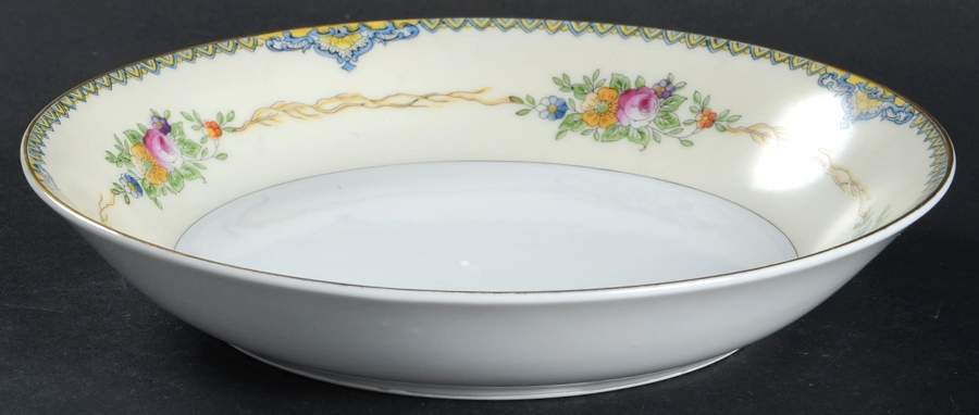Bouquet (No Floral Center) Coupe Soup Bowl by Meito-1