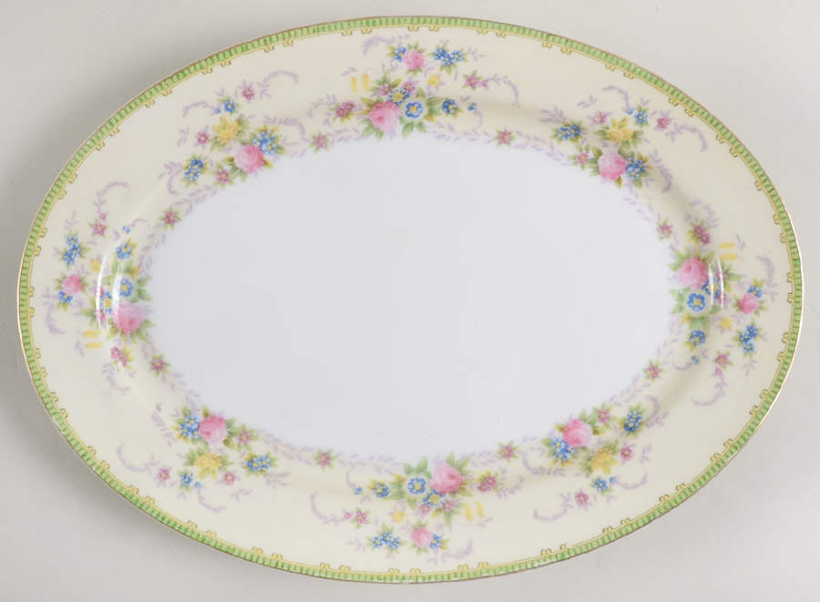 Briarcliffe 12" Oval Serving Platter by Meito-1
