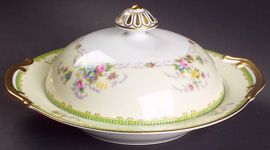 Briarcliffe Round Covered Butter by Meito-1
