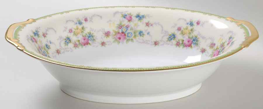 Briarcliffe 11" Oval Vegetable Bowl by Meito-1