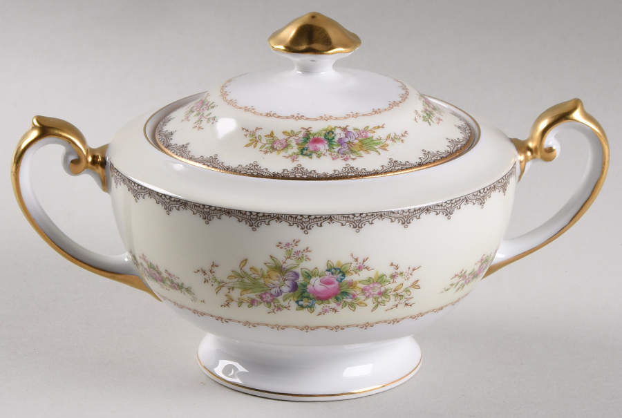 Bristol Sugar Bowl & Lid by Meito-1