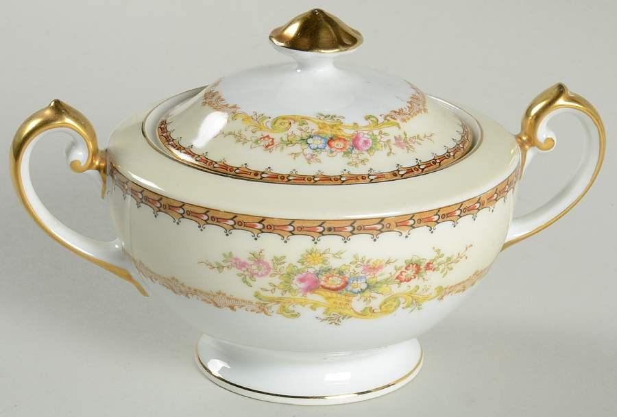 Bronson Sugar Bowl & Lid by Meito-1
