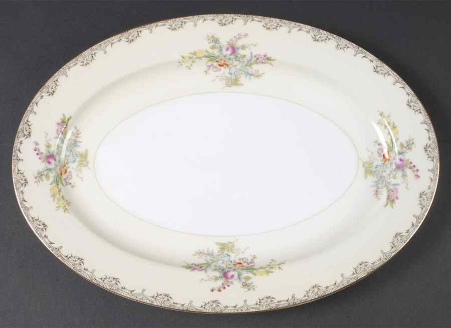 Burbank 12" Oval Serving Platter by Meito-1
