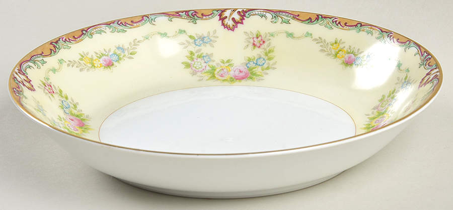Burgundy (Smooth Verge) Coupe Soup Bowl by Meito-1