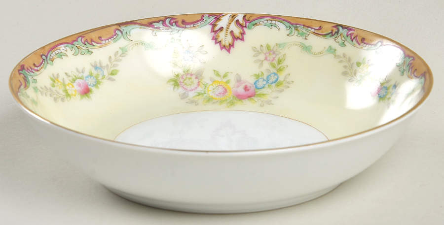 Burgundy (Smooth Verge) Fruit/Dessert (Sauce) Bowl by Meito-1
