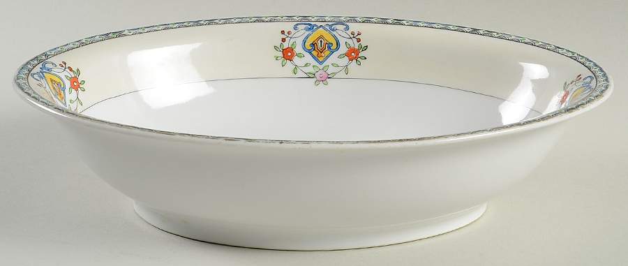 Campania 10" Oval Vegetable Bowl by Meito-1