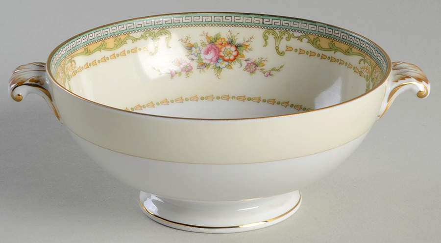 Cameron Footed Cream Soup Bowl by Meito-1
