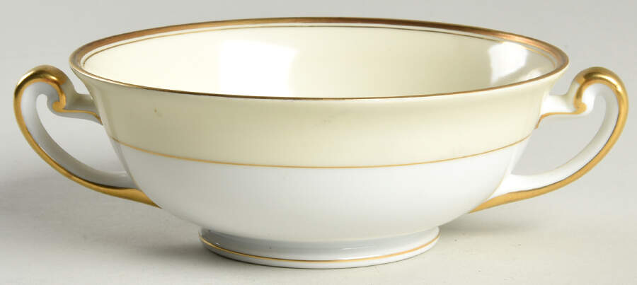 Carlton Footed Cream Soup Bowl by Meito-1