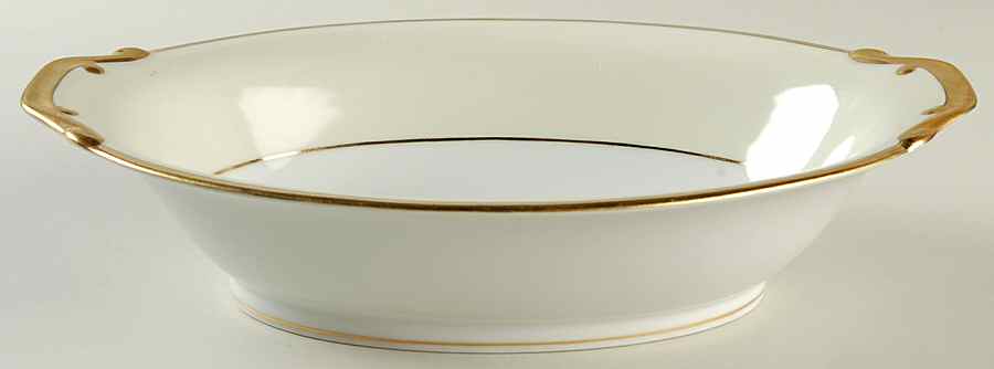 Carlton 11" Oval Vegetable Bowl by Meito-1