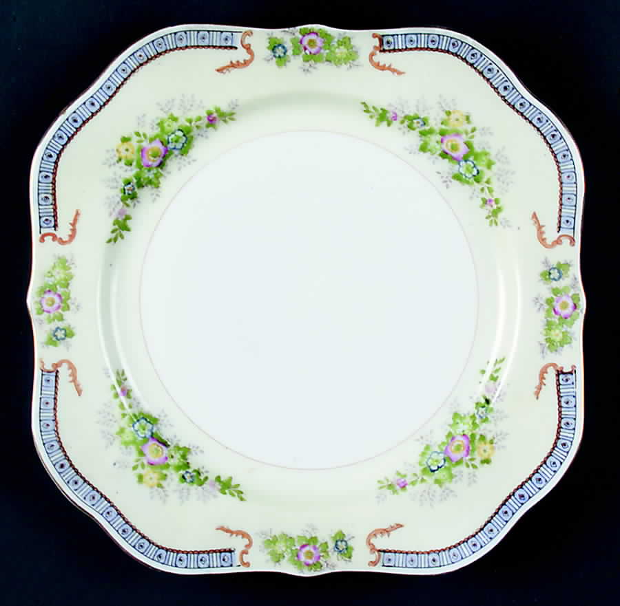 Cecil Square Luncheon Plate by Meito-1