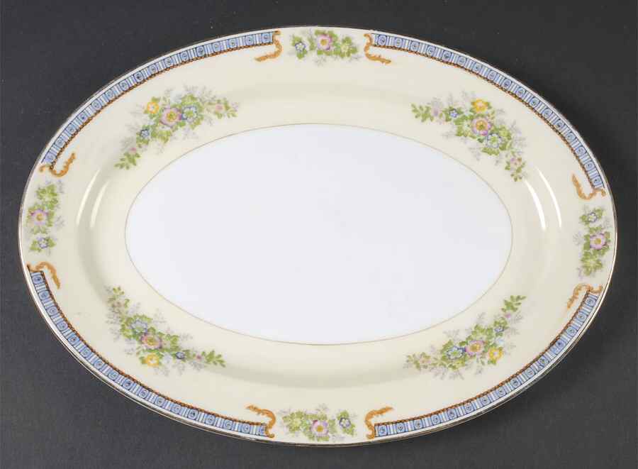 Cecil 11" Oval Serving Platter by Meito-1
