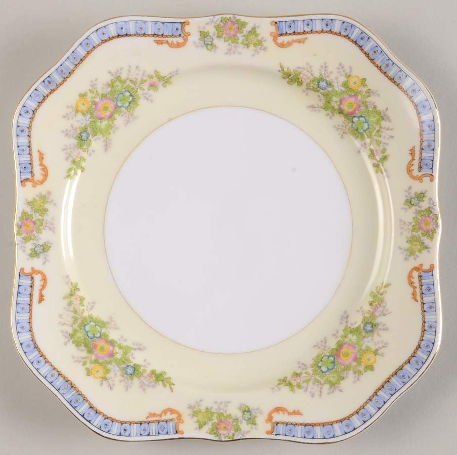 Cecil Square Salad Plate by Meito-1