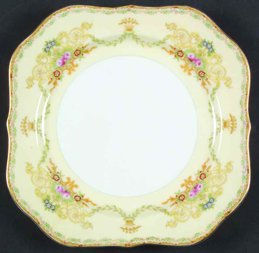 Celeste Square Luncheon Plate by Meito-1