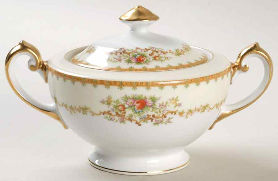 Chadwick Sugar Bowl & Lid by Meito-1