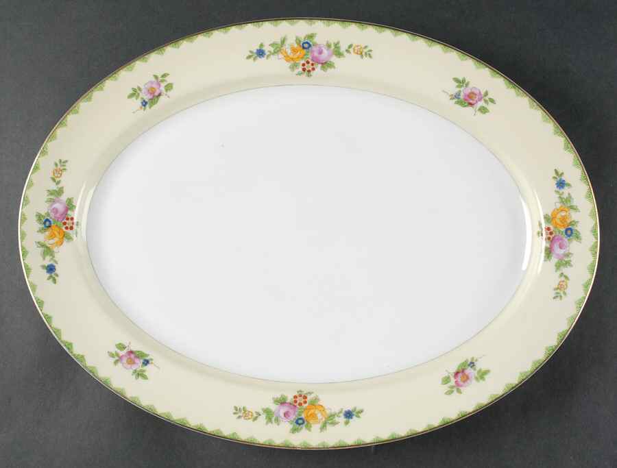 Chanhale 16" Oval Serving Platter by Meito-1