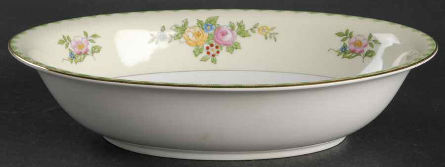 Chanhale 10" Oval Vegetable Bowl by Meito-1