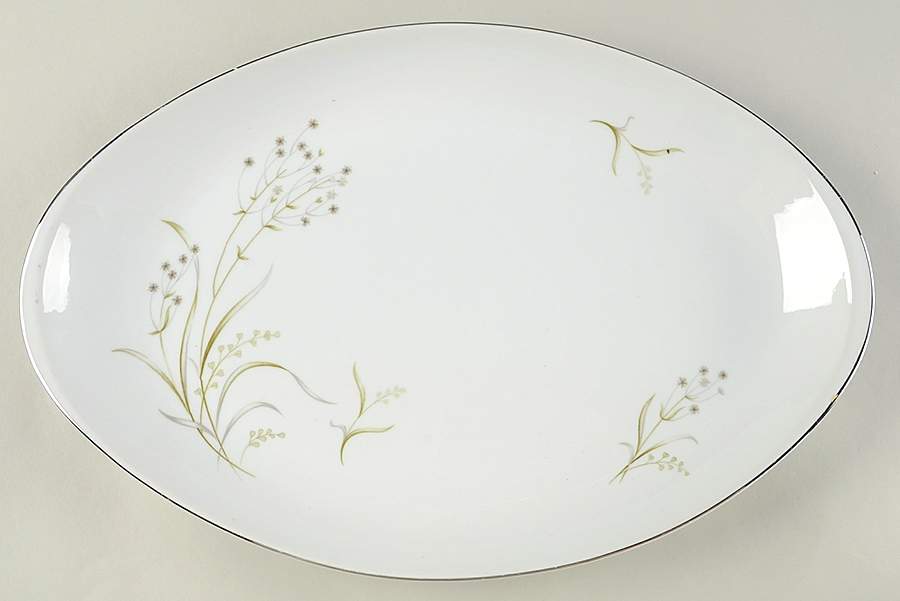 Chantilly 16" Oval Serving Platter by Meito-1