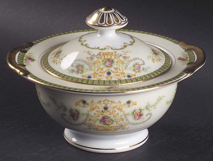 Charm Sugar Bowl & Lid by Meito-1
