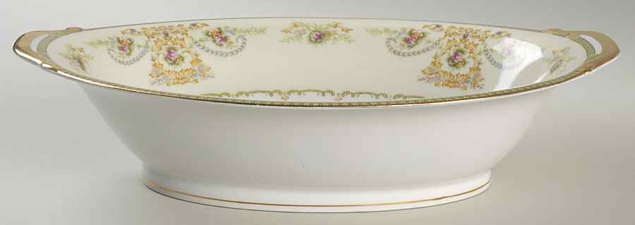Charm 11" Oval Vegetable Bowl by Meito-1
