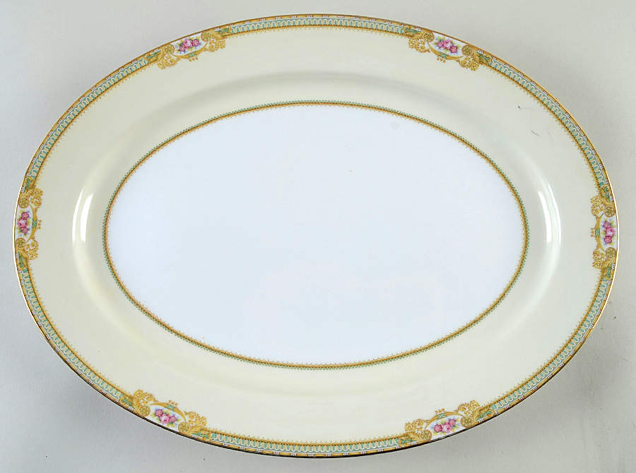 Charlotte 16" Oval Serving Platter by Meito-1