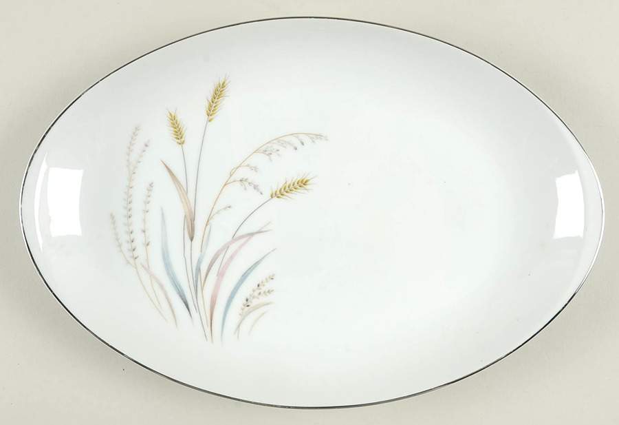 Country Lane 12" Oval Serving Platter by Meito-1