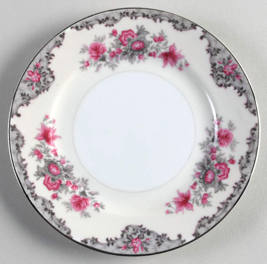 Corsage Bread & Butter Plate by Meito-1