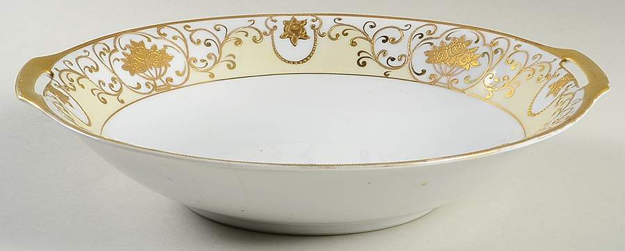 Crescent 10" Round Vegetable Bowl by Meito-1