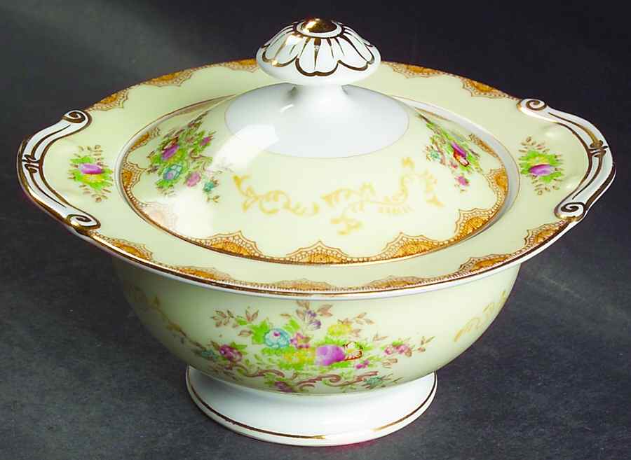 Dalton Sugar Bowl & Lid by Meito-1