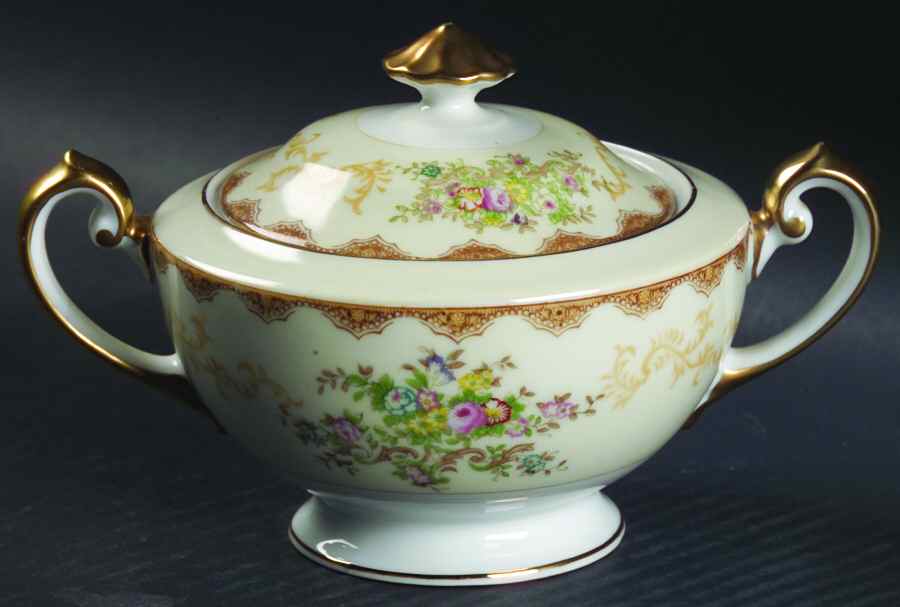 Dalton Sugar Bowl & Lid by Meito-1