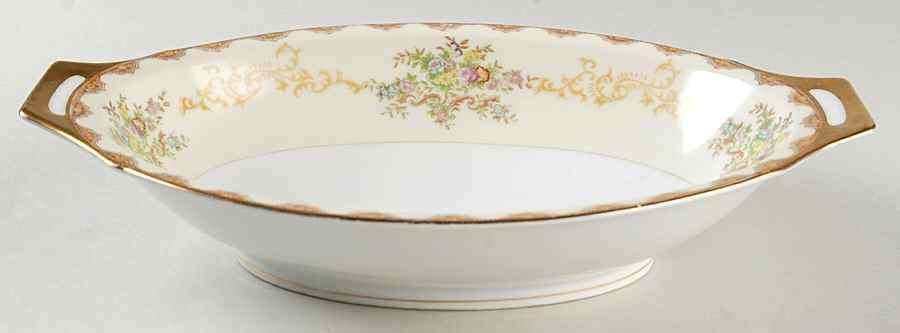 Dalton 11" Oval Vegetable Bowl by Meito-1