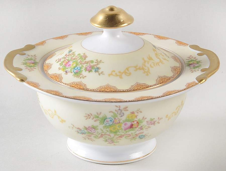 Dalton Sugar Bowl & Lid by Meito-1